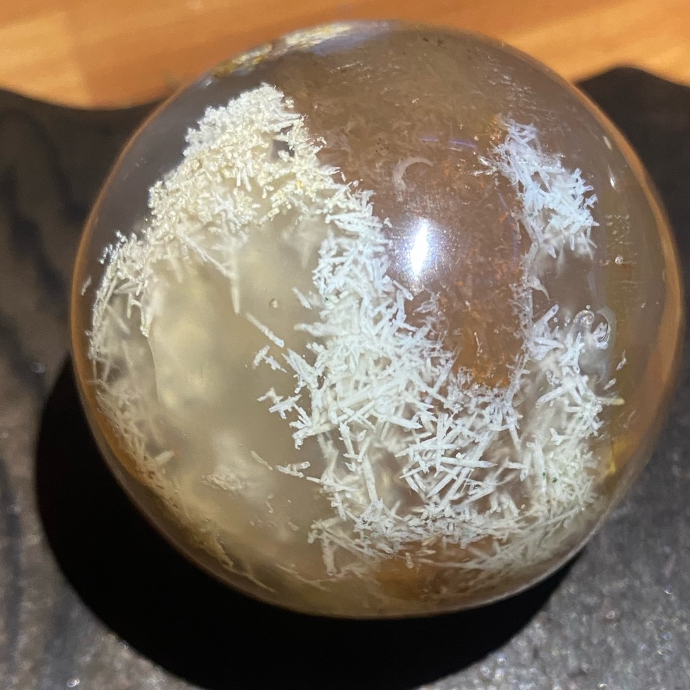 Flower crystal sphere #10